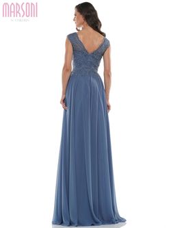 Style Jade Colors Blue Size 8 Black Tie Floor Length Straight Dress on Queenly