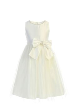 Style SK781 Sweet Kids White Size 00 Floor Length Ivory Ball gown on Queenly