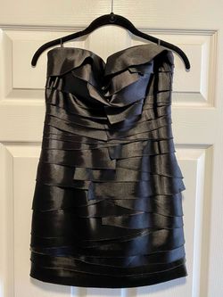 Bebe Black Tie Size 4 Concert Cocktail Dress on Queenly