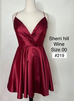 Sherri Hill Red Size 00 Military A-line Dress on Queenly