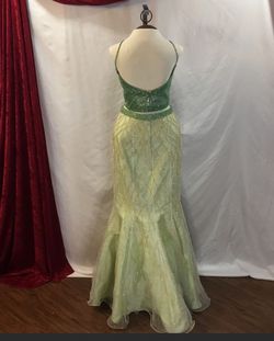 Claires Collection Green Size 12 Plus Size 70 Off Mermaid Dress on Queenly