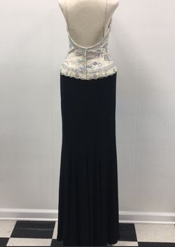 Claires Collection Black Size 6 Sequined Light Blue 70 Off Straight Dress on Queenly