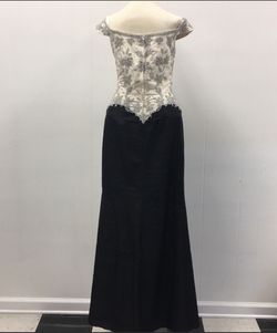 Claires Collection Black Tie Size 12 Floor Length 50 Off Straight Dress on Queenly