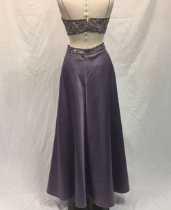 Claires Collection Purple Size 10 Military Prom Straight Dress on Queenly