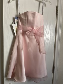 Alfred Angleo Pink Size 10 Black Tie A-line Dress on Queenly