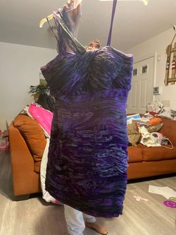 Purple Size 12 Cocktail Dress on Queenly
