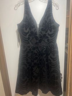Black Size 24 A-line Dress on Queenly