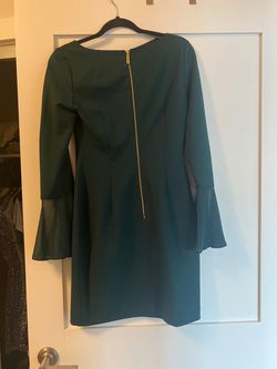 Calvin Klein Green Size 4 Black Tie 50 Off Cocktail Dress on Queenly