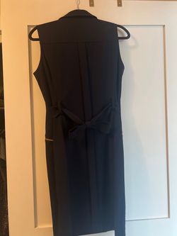 Calvin Klein Blue Size 4 Midi 50 Off Cocktail Dress on Queenly