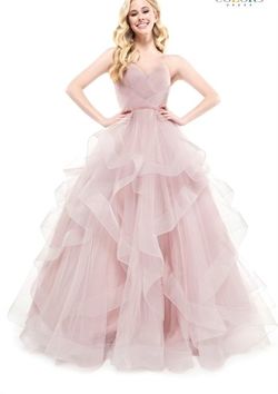Sherri Hill Pink Size 16 Plus Size Ball gown on Queenly