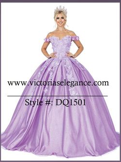 Style 1501 Purple Size 6 Ball gown on Queenly