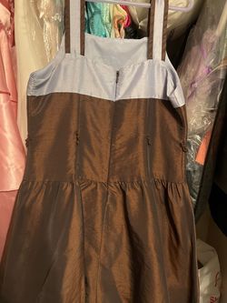 Perfectly Dressed Blue Size 10 Quinceaera Military Floor Length Girls Size A-line Dress on Queenly