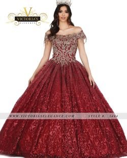 Style 1444 Multicolor Size 8 Ball gown on Queenly