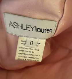 Ashley Lauren Pink Size 0 Sunday Floor Length Summer Cocktail Dress on Queenly