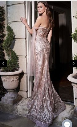 Cinderella Divine Pink Size 6 Black Tie Military Floor Length Mermaid Dress on Queenly