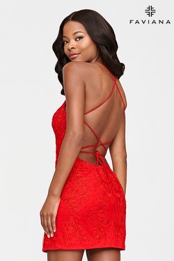 Style S10602 Faviana Red Size 0 Euphoria Homecoming Cocktail Dress on Queenly