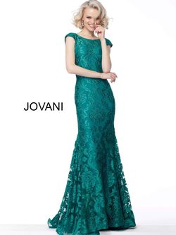 Style 68443 Jovani White Size 6 Floor Length Mermaid Dress on Queenly