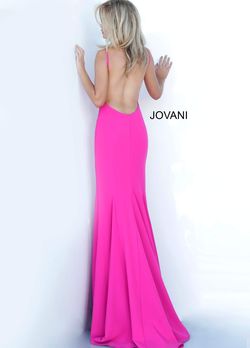 Style 3394 Jovani Red Size 4 Floor Length Side slit Dress on Queenly