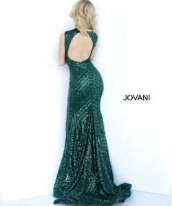 Style 64807 Jovani Black Tie Size 4 Mermaid Dress on Queenly