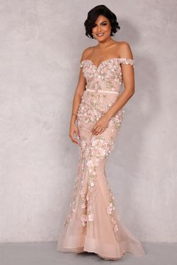 Style 2221GL0424 Terani Couture Pink Size 10 Tall Height Free Shipping Mermaid Dress on Queenly