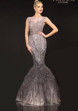 Style 2021GL3577 Terani Couture Pink Size 6 Pageant Black Tie Free Shipping Mermaid Dress on Queenly