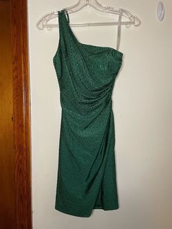 Sherri Hill Green Size 00 Sorority Formal Graduation Cocktail Dress on Queenly