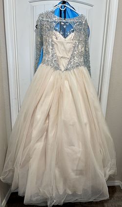 Christina Wu Nude Size 6 50 Off Pageant Ball gown on Queenly