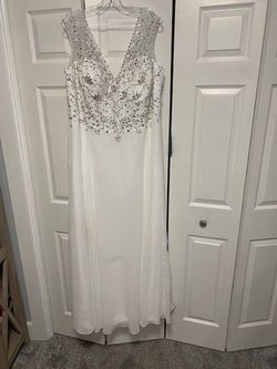 White Size 22 A-line Dress on Queenly