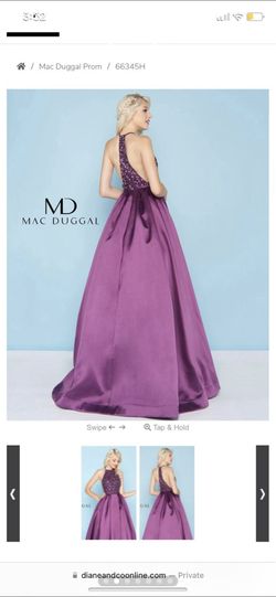 Mac Duggal Purple Size 8 70 Off Prom Train Dress on Queenly
