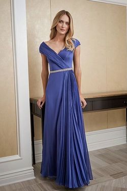 Style J225004 Jade Purple Size 16 Black Tie A-line Dress on Queenly