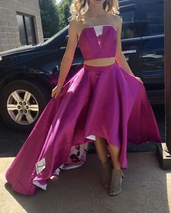 Rachel Allan Purple Size 0 Homecoming 50 Off Pageant Prom Free Shipping Train Dress on Queenly