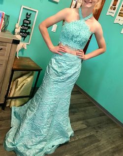 Mori Lee Green Size 0 Pageant Free Shipping 50 Off Mermaid Dress on Queenly