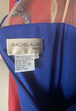 Rachel Allan Blue Size 2 Black Tie 70 Off A-line Dress on Queenly