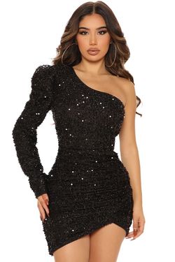 Fashion Nova Black Size 0 Midi Sequined Homecoming Cocktail Dress on Queenly