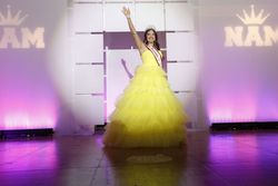 Ashleylauren Yellow Size 8 Quinceanera Sweetheart Tulle Ball gown on Queenly