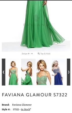 Faviana Green Size 10 50 Off Straight Dress on Queenly
