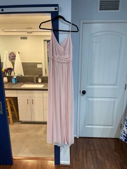 David's Bridal Pink Size 6 Military Prom Straight Dress on Queenly