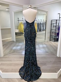 Sherri Hill Black Size 2 Medium Height 50 Off Floor Length Straight Dress on Queenly