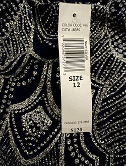 JCPenney Black Size 12 Floor Length Straight Dress on Queenly