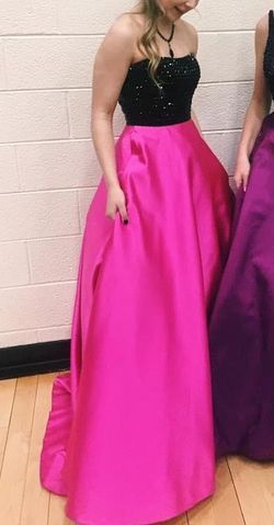 Sherri Hill Pink Size 4 Homecoming Prom Black Tie Ball gown on Queenly