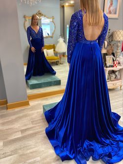 Johnathan Kayne Blue Size 8 50 Off Straight Dress on Queenly