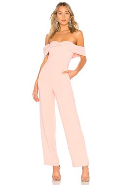 Revolve Pink Size 4 Sunday Black Tie Jumpsuit Dress on Queenly