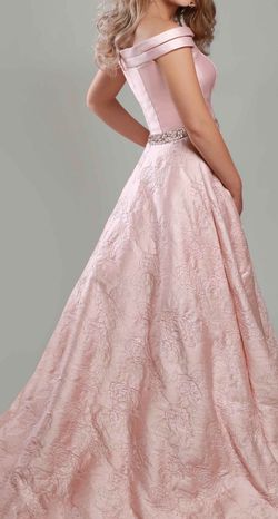 Ritzee Pink Size 6 Floor Length A-line Dress on Queenly