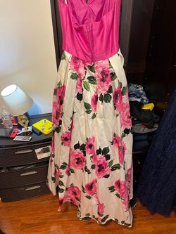 B. Darlin Pink Size 2 Floor Length 50 Off A-line Dress on Queenly