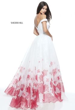 Style 51228 Sherri Hill White Size 2 Ivory Prom Ball gown on Queenly