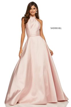Style 52573 Sherri Hill Pink Size 4 Ball gown on Queenly