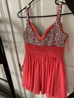 Sequin Hearts Pink Size 24 Military Floor Length A-line Dress on Queenly