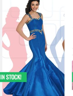 Ritzee tween Pink Size 6 Free Shipping Prom Mermaid Dress on Queenly