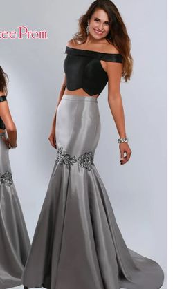 Ritzee Black Size 10 Prom Mermaid Dress on Queenly