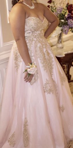 Pink Size 16 Ball gown on Queenly